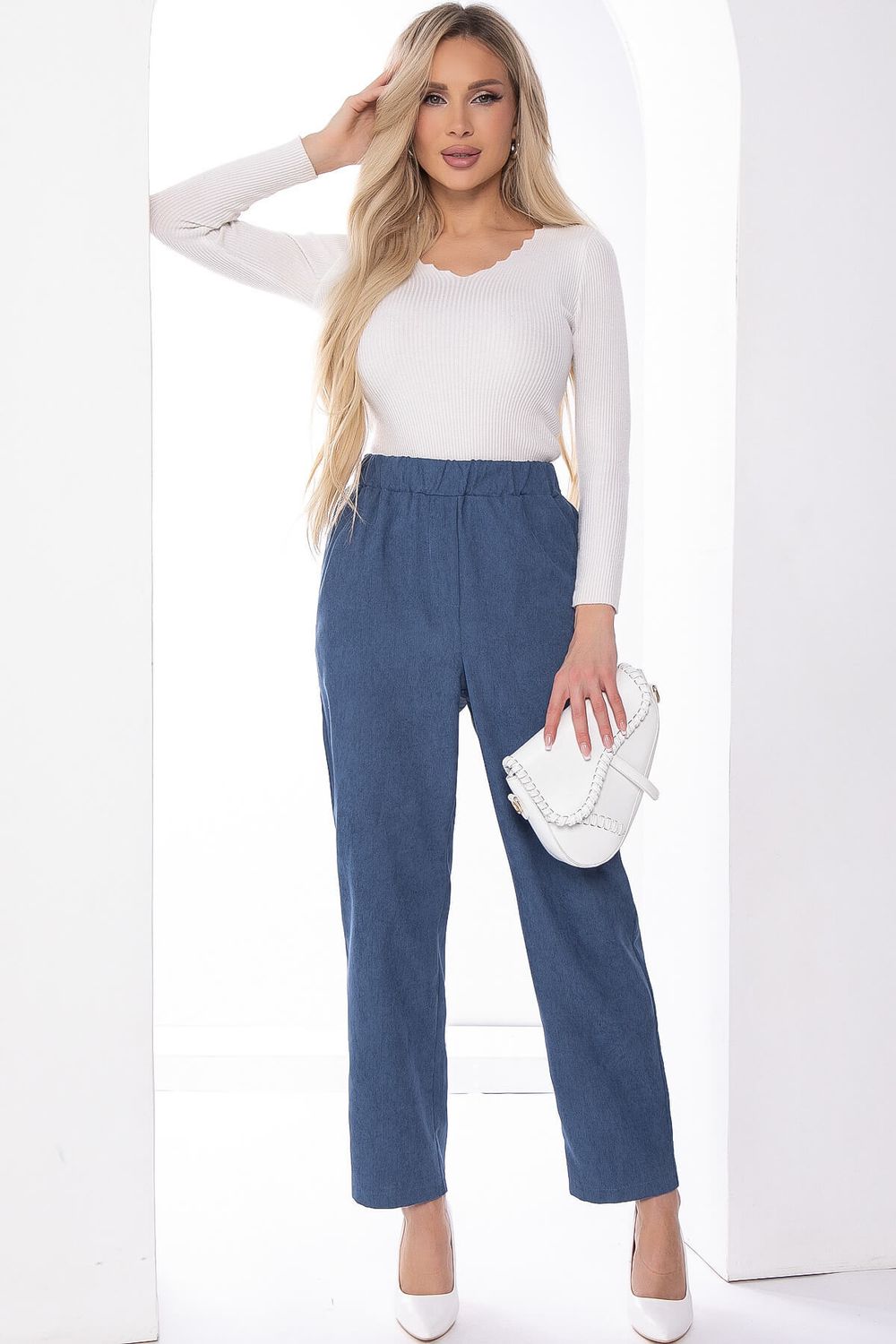 Брюки "Бертина" (синие) Б8268 LT Collection