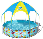 Бассейн детский каркасный круглый My First Pool с навесом, 244х51см,1688л 56432
