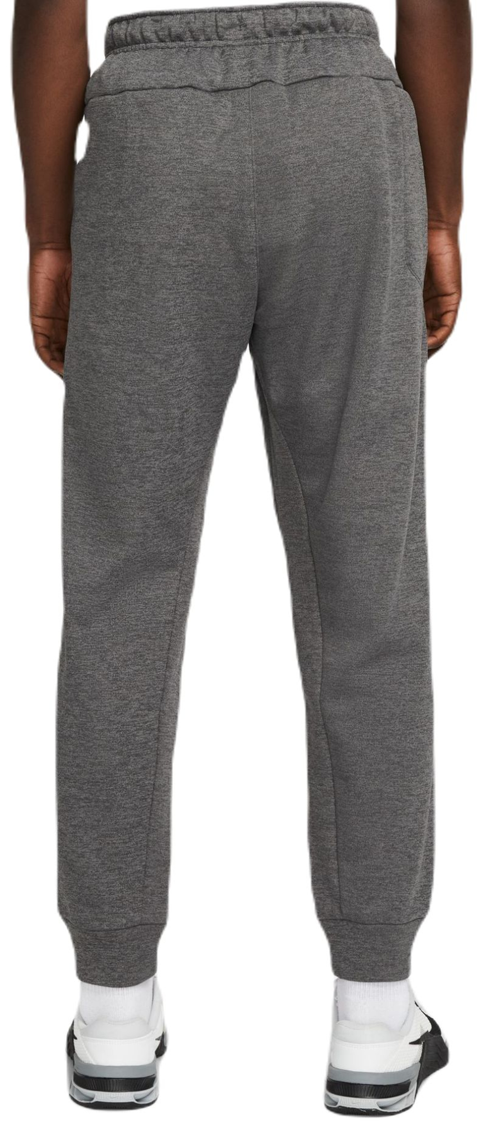 Теннисные брюки Nike Therma-FIT Tapered Fitness Pants - charcoal heather/dark smoke grey/black