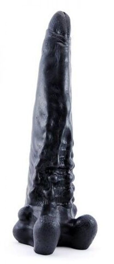 Чёрный фаллоимитатор-гигант  Аватар  - 31 см.