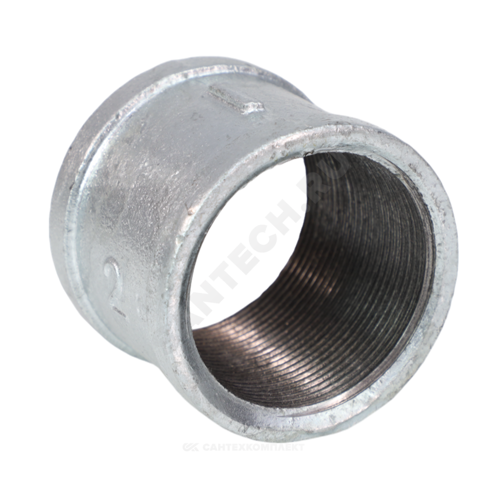Муфта прямая чугун оц Ду 32 (1 1/4") ВР Fittex PLUS