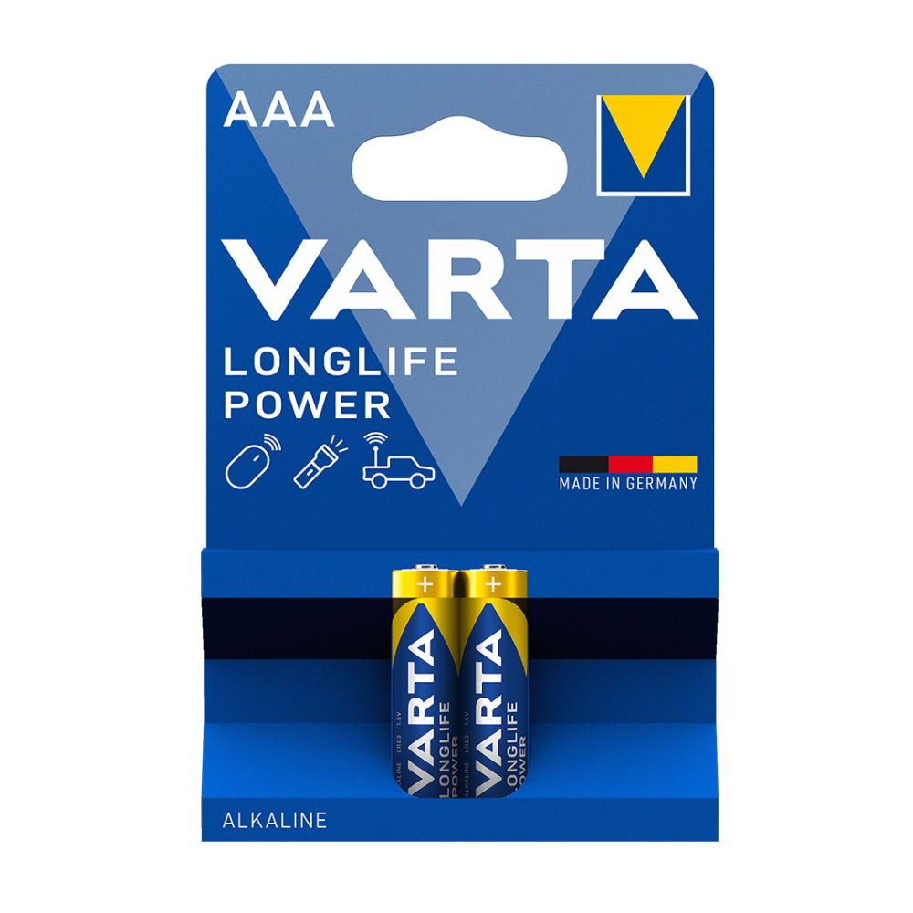 Батарейки VARTA LongLife power AAA 2 шт