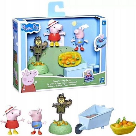 Фигурки Hasbro Свинка Пеппа - набор сад + 2 фигурки Pig Garden набор F3767