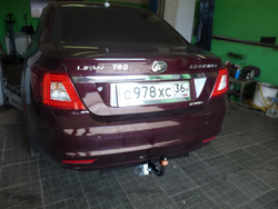 Фаркоп для Lifan Cebrium седан 2014г.-по н.в. (без электрики) (паспорт и сертификат) AvtoS.LF03