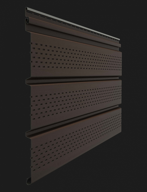 Döcke PREMIUM Софит перфорированный (Шоколад)