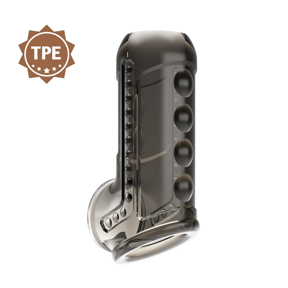 Дымчатая насадка на пенис Farrel (Цвет: дымчатый)