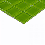 Мозаика стеклянная Green glass/Зелёное стекло (25х25) 300х300х4 мм (шт) > Сток