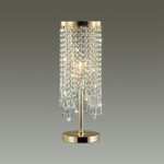 5028/1T MODERN ODL23 641 золотой/прозрачный металл/хрусталь Настольная лампа E14 1*40W CHOKKA