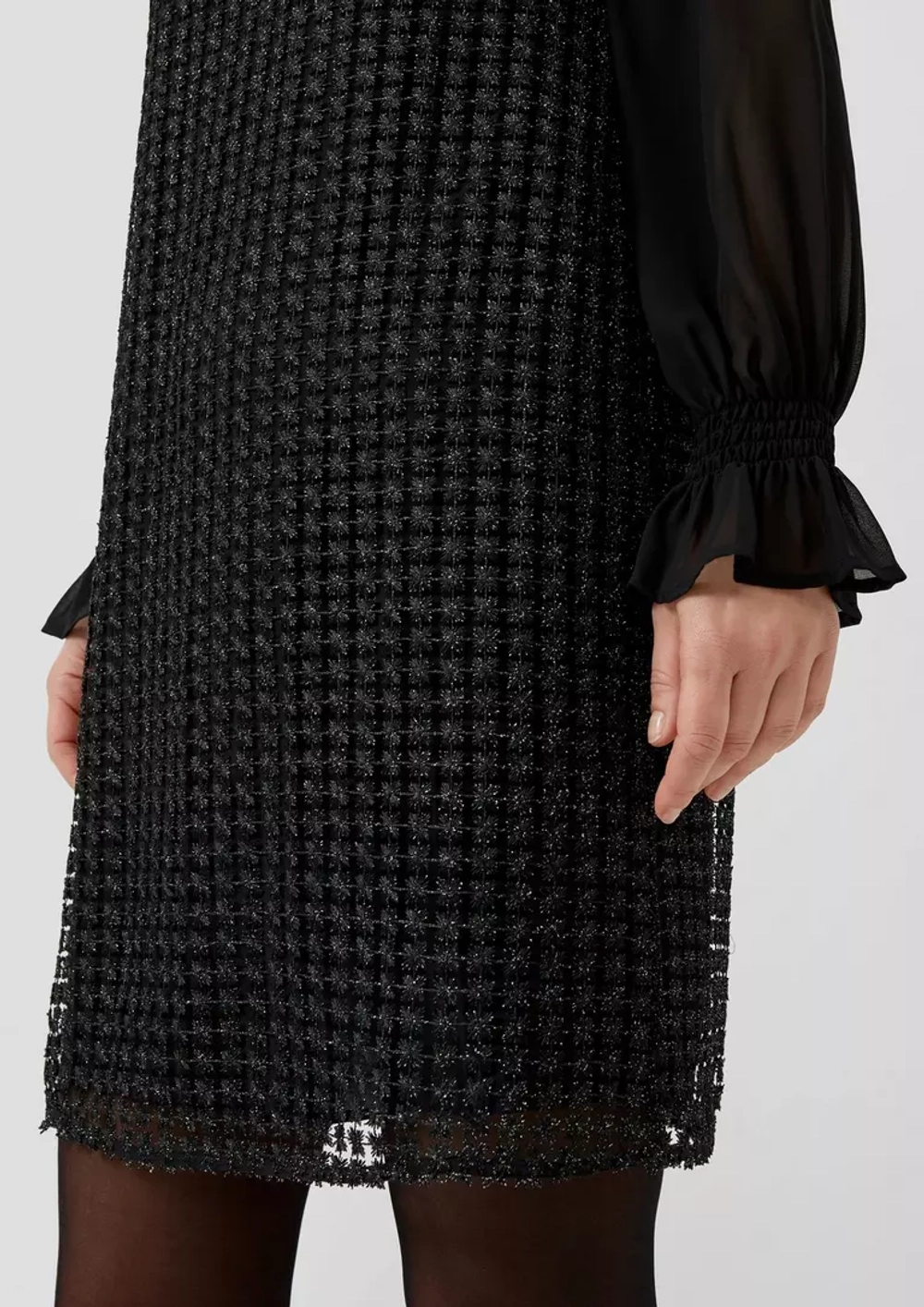 Платье с блестящей пряжей s.Oliver BLACK LABEL