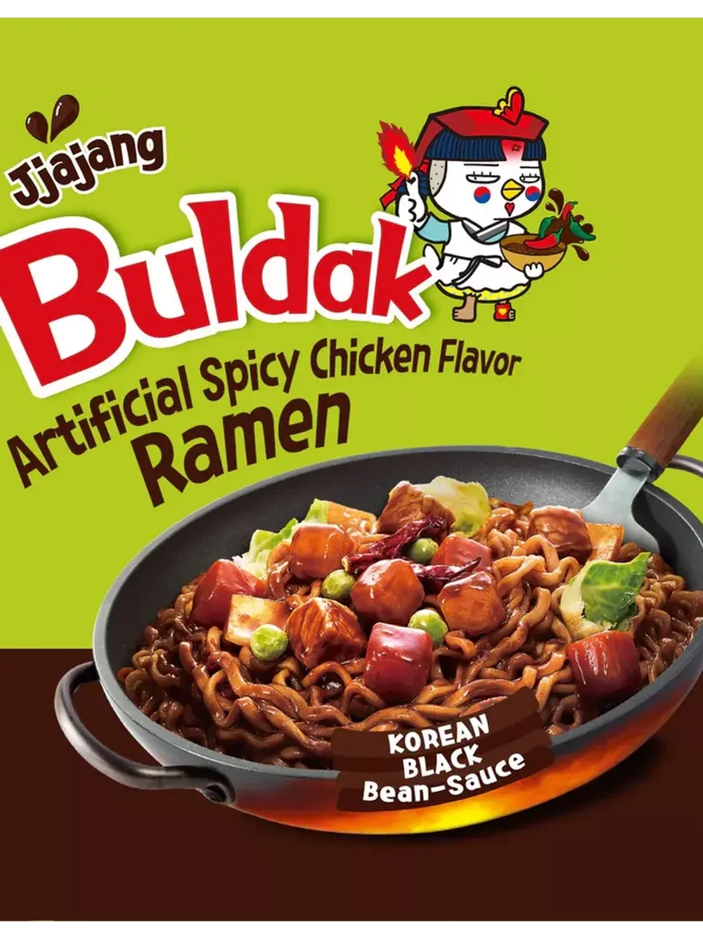 Лапша острая со вкусом курицы в соусе Чачжан 140 г * 3 шт