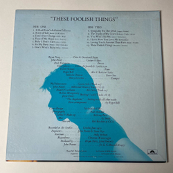 Винтажная виниловая пластинка LP Bryan Ferry These Foolish Things (Japan 1981) (No Obi) Sympathy For The Devil