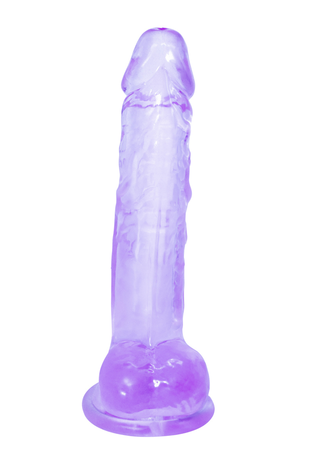 Прозрачный дилдо Intergalactic Rocket Purple