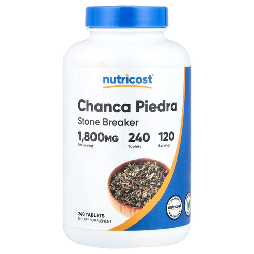 Nutricost, Чанка пьедра, 240 таблеток (900 мг в одной таблетке)