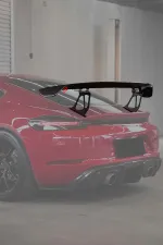Карбоновый спойлер в стиле GT4 для Porsche Cayman/Boxster 718 982 Порше