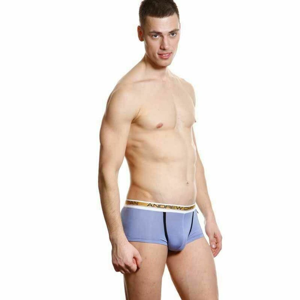 Мужские трусы хипсы фиолетовые Andrew Christian Slim Focus Boxer Purple