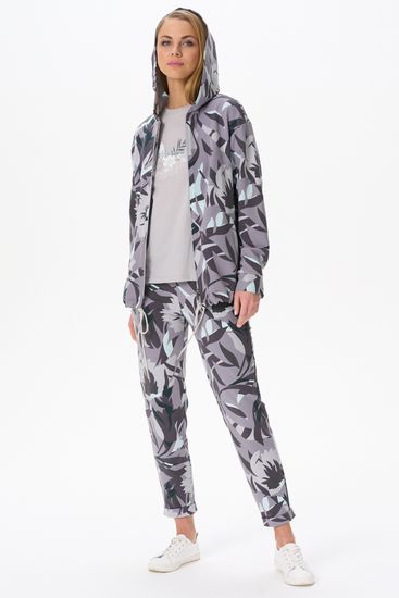 Брюки женские повседневные из футера Лори B4405-P90.3S06,серый