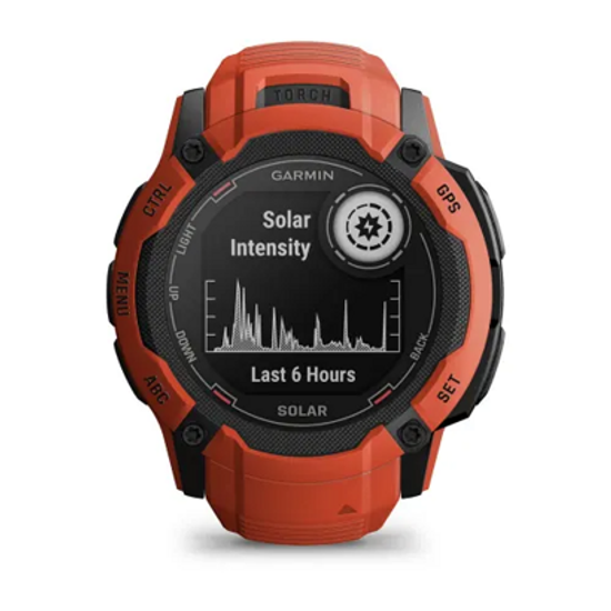 Смарт-часы Garmin Instinct 2X Solar, Flame Red 010-02805-01