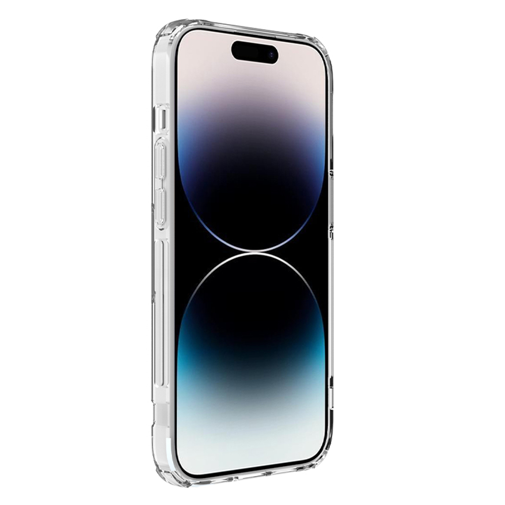 Усиленный прозрачный чехол от Nillkin для телефона iPhone 14 Pro, серия Nature TPU Pro Case