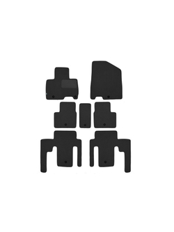 Коврики в салон для KIA Carnival 8 мест (кроме комплектации Premium+), 2020-, мв, 7шт.(текстиль) KLEVER0302506922110KH