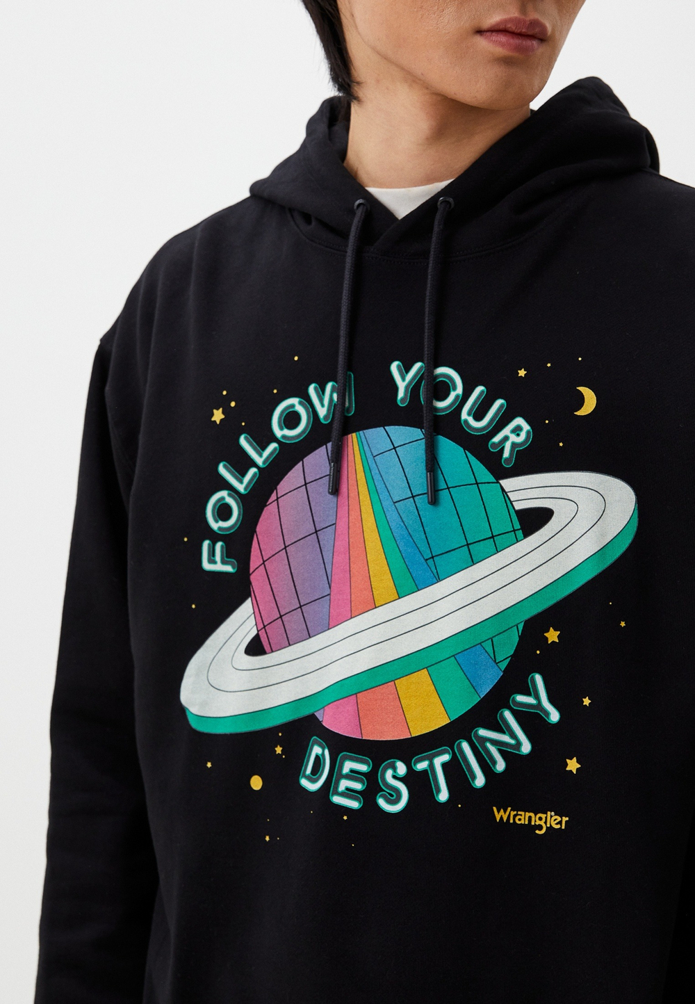 Толстовка мужская WRANGLER SEASONAL HOODIEBLACK