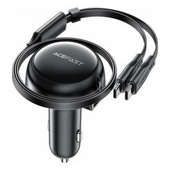 Автомобильное зарядное устройство AceFast B13 (AF-B13-BK) Black