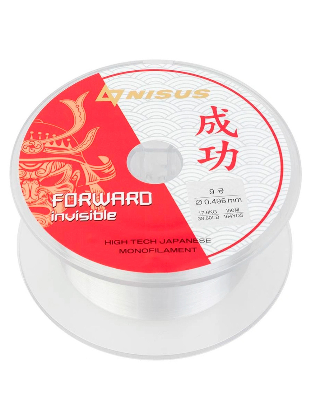 Леска для рыбалки Nisus FORWARD Invisible Nylon Transparent 0,286mm/300m (N-FI-0286-300)