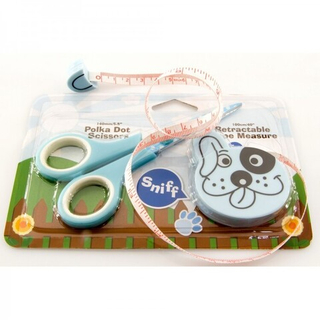 Ножницы+сантиметр-рулетка "Щенки" ВТ4798.B Hemline