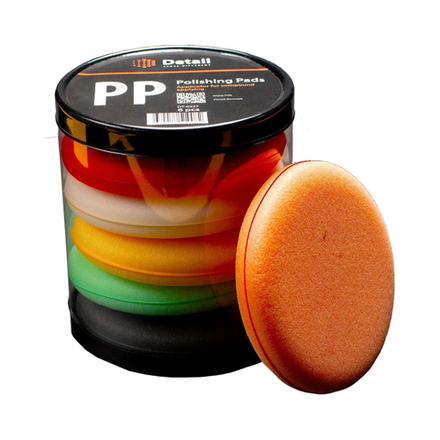 Комплект аппликаторов поролоновых круглых PP "Polishing Pads" 10,5*2 см (6 штук)
