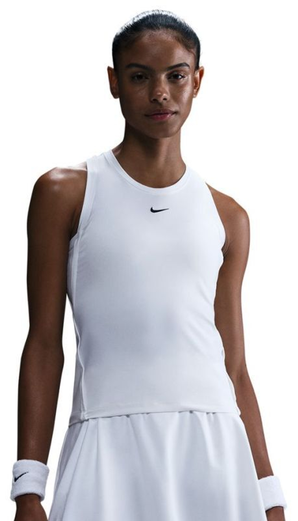 Женский топ теннисный Nike Dri-Fit Victory - белый