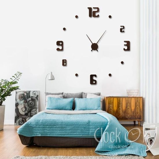 Настенные 3D часы Fashion