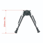 Сошки поворотная пружинная Vector Optics 9-13.5” углепластиковая для установки на антабку