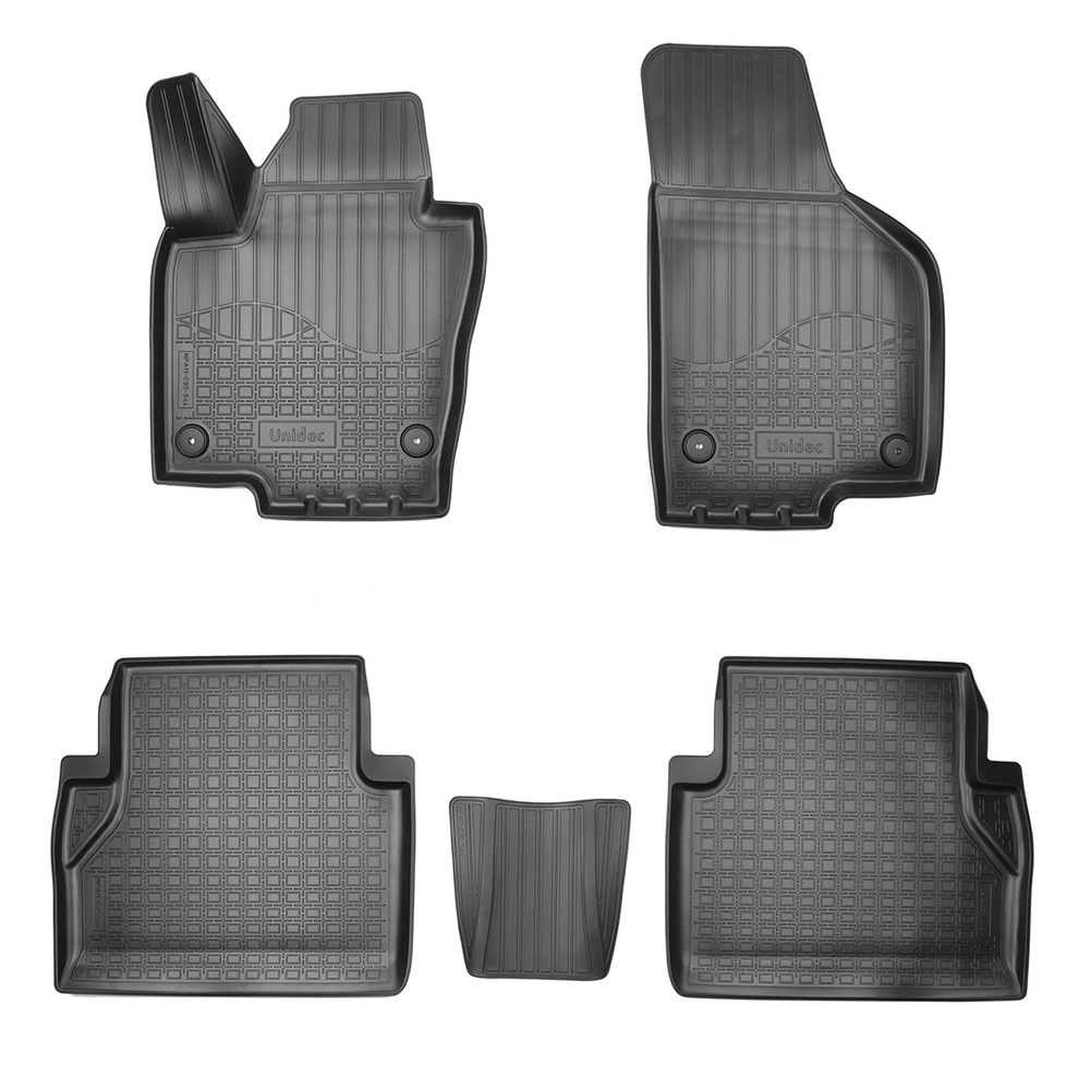 Ковры в салон Norplast/Unidec для Seat Alhambra II (2010-), 5 мест, арт.NPA11-C95-544-2