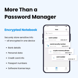 Offline Password Keeper — Автономный менеджер паролей с Bluetooth Военное шифрование, авто-заполнение и хранение 1000 учетных записей