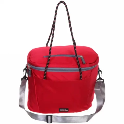 Термосумка 18 л, 32*22*26 см, Sanne бордовая