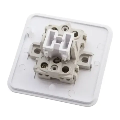 Выключатель АБК-СИЛА АЛЬТАИР двухклавишный сосна