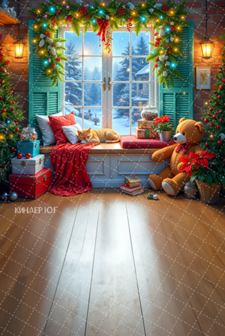 Фотофон "Рождественский уют" арт. ФФ907-51