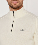 Шерстяной свитер Aeronautica Militare - экрю(MA1517L417)