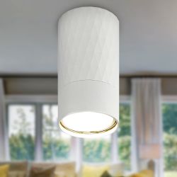 Светильник настенно-потолочный спот ЭРА OL31 WH MR16 GU10 IP20 белый | Накладные светильники