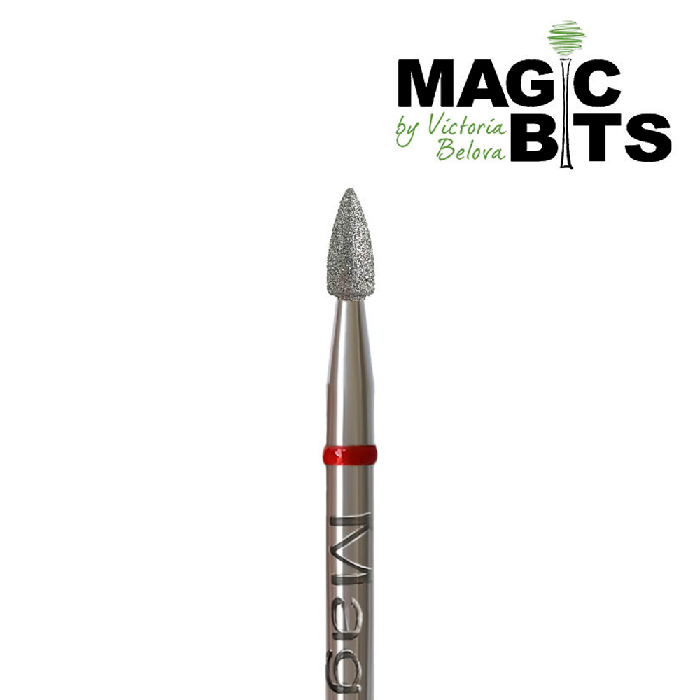 Magic bits алмазная фреза с натуральным напылением пуля 024 мягкая санкт-петербург