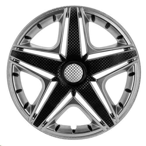 Колпак колеса R15 NHL Super Silver (в мешке 5 упак) (STAR)