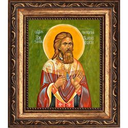 Александр Темновский (Мокроусов), священномученик, пресвитер. Икона на холсте.