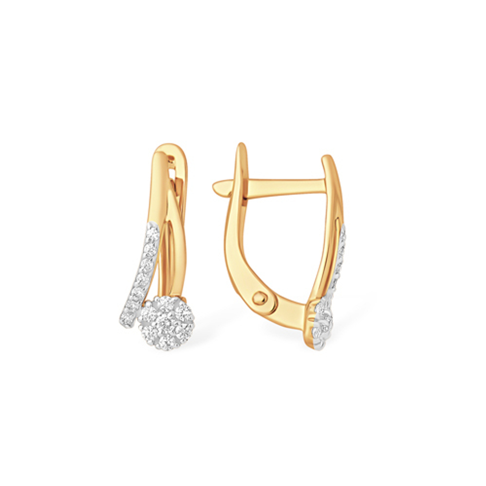 Серьги из золота 585 пробы