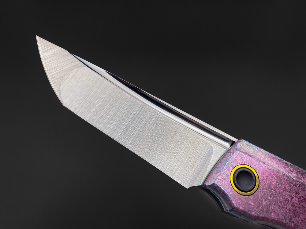Складной нож Common M390 CrystalTi pink