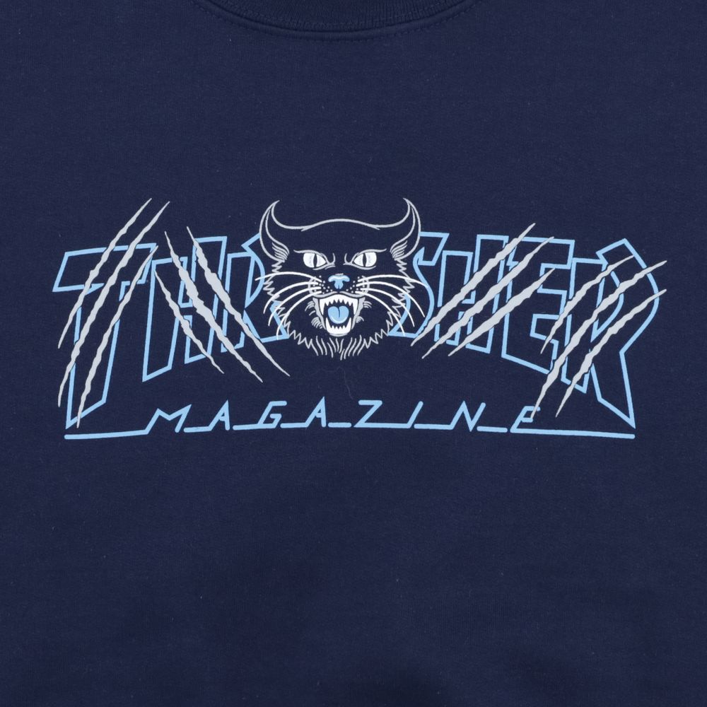 Thrasher Gato Crewneck navy 6 890