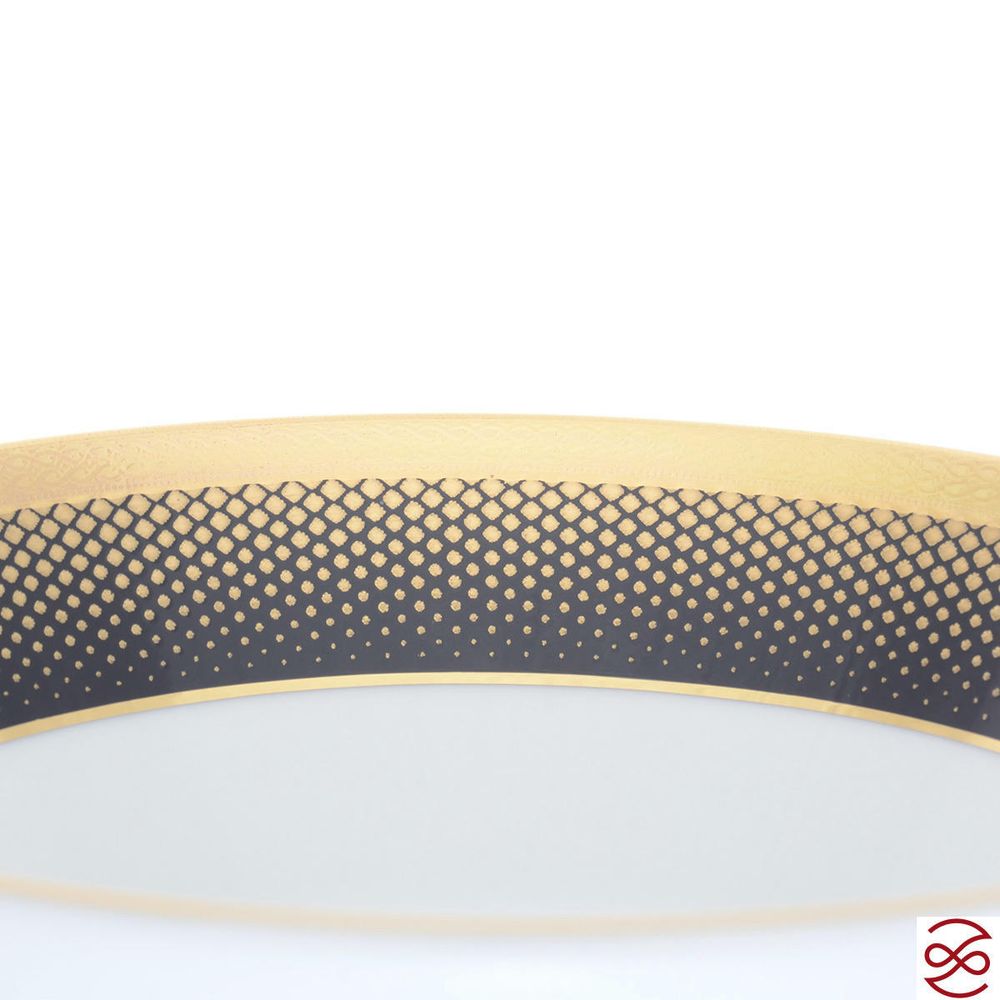 Набор салатников Falkenporzellan Rio black gold 19см(6 шт)