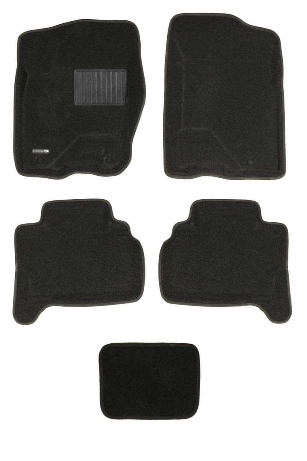 Коврики салона для INFINITI QX 56 2004-2010 Euromat 3D Business черные. Арт. EMC3D-002805