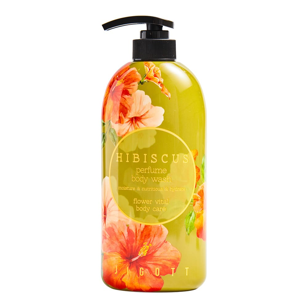 [JIGOTT] HIBISCUS PERFUME BODY WASH - Гель для душа ПАРФЮМИРОВАННЫЙ/ГИБИСКУС, 750 мл