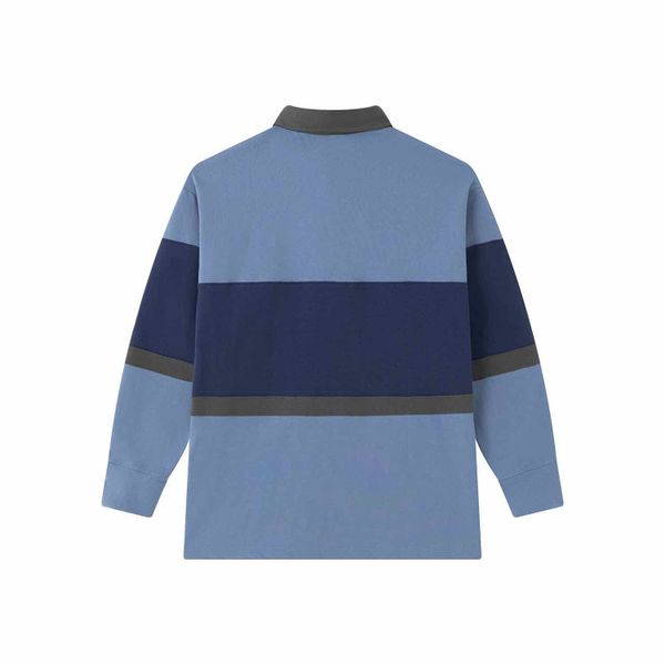 Лонгслив Rugby пыльно-синий/синий - фото 2