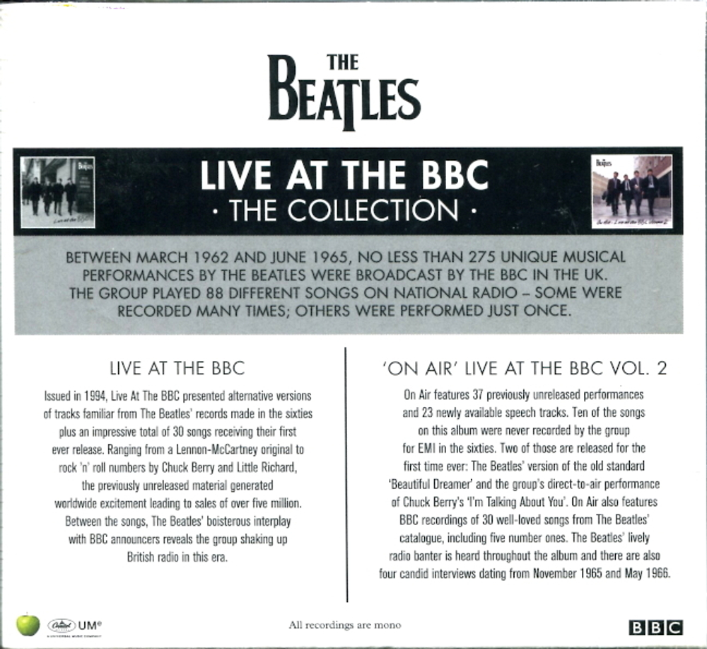 The Beatles / Live At The BBC - The Collection (4CD)