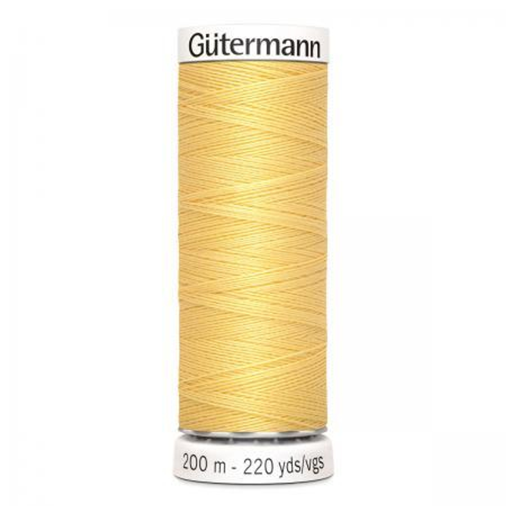 Нить Sew-All 200 м, Gutermann, 007 светло-желтый